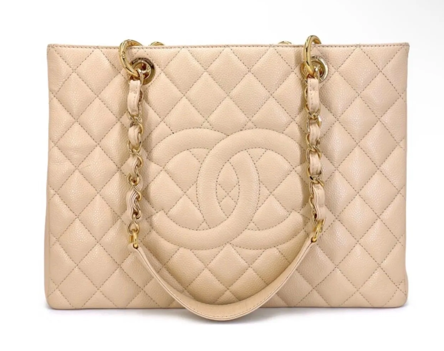 Chanel Quilted Caviar Large Shopper