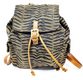 Fendi zebra vintage backpack